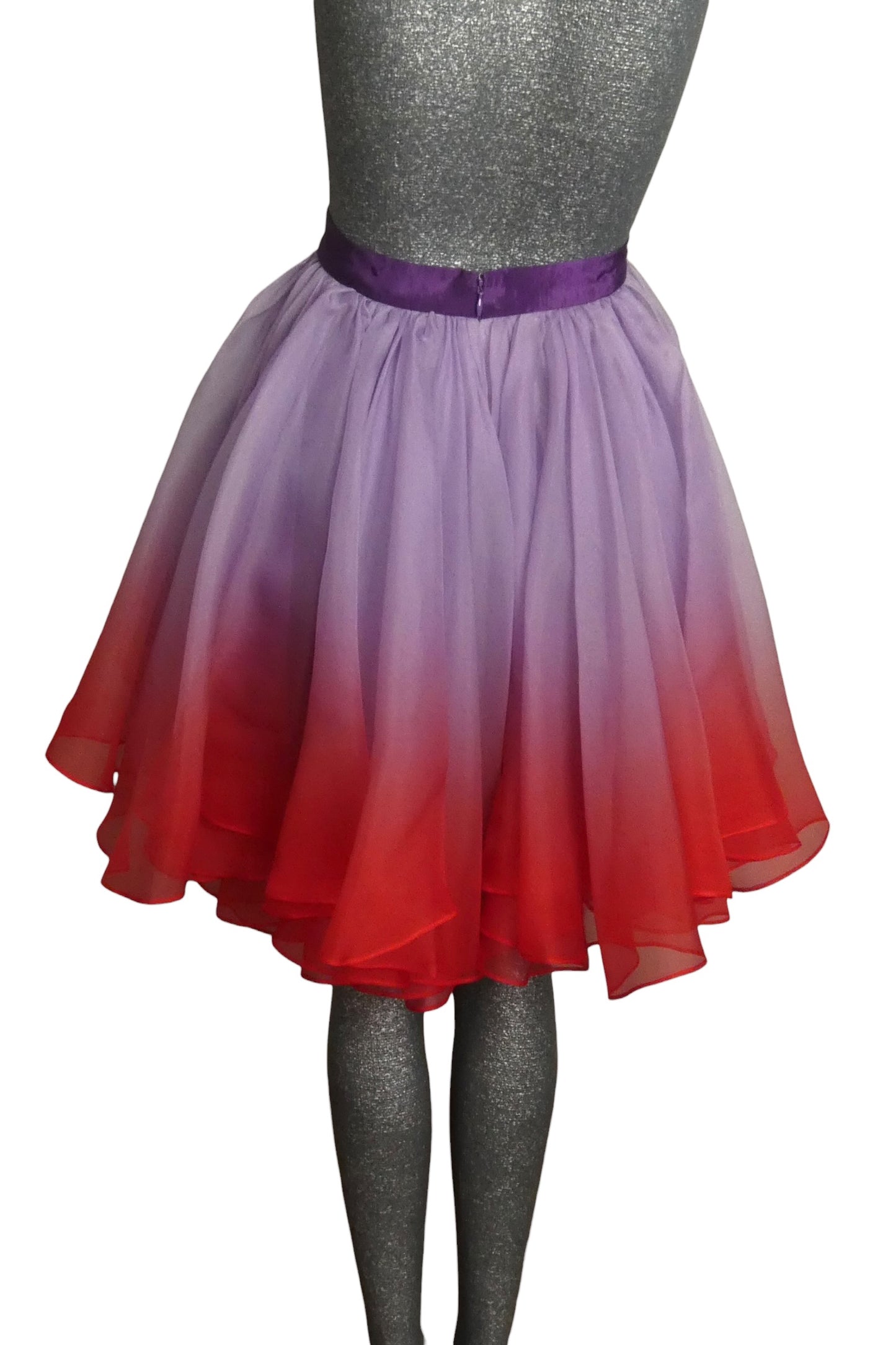 2025 Ombre Organza Skirt, Size-6