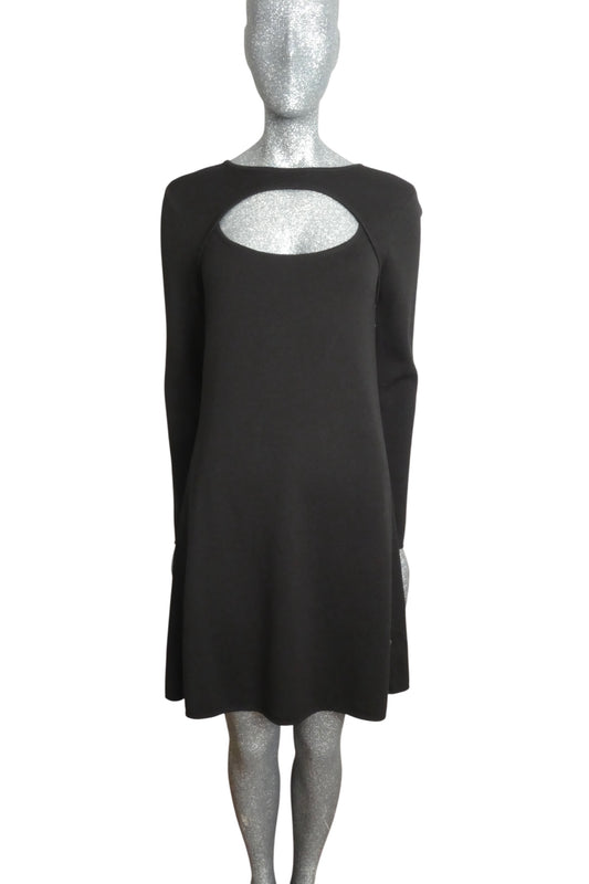 CAROLINA HERRERA - 2022 NWT Wool Cutout Dress, Size 8