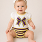 Cotton Knit Romper, Size-6 mos