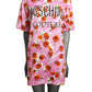 2019 Cotton Print T-Shirt Dress, Size 8