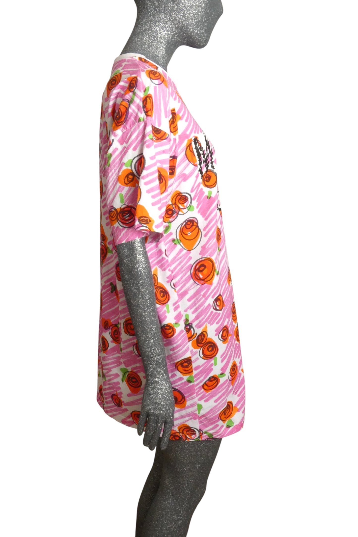 2019 Cotton Print T-Shirt Dress, Size 8