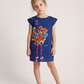 Graphic Print Cotton Knit Dress, Size-5A