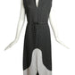 c.1970 Wool Polka Dot Maxi Dress, Size-6