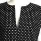 c.1970 Wool Polka Dot Maxi Dress, Size-6