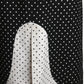 c.1970 Wool Polka Dot Maxi Dress, Size-6