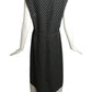 c.1970 Wool Polka Dot Maxi Dress, Size-6