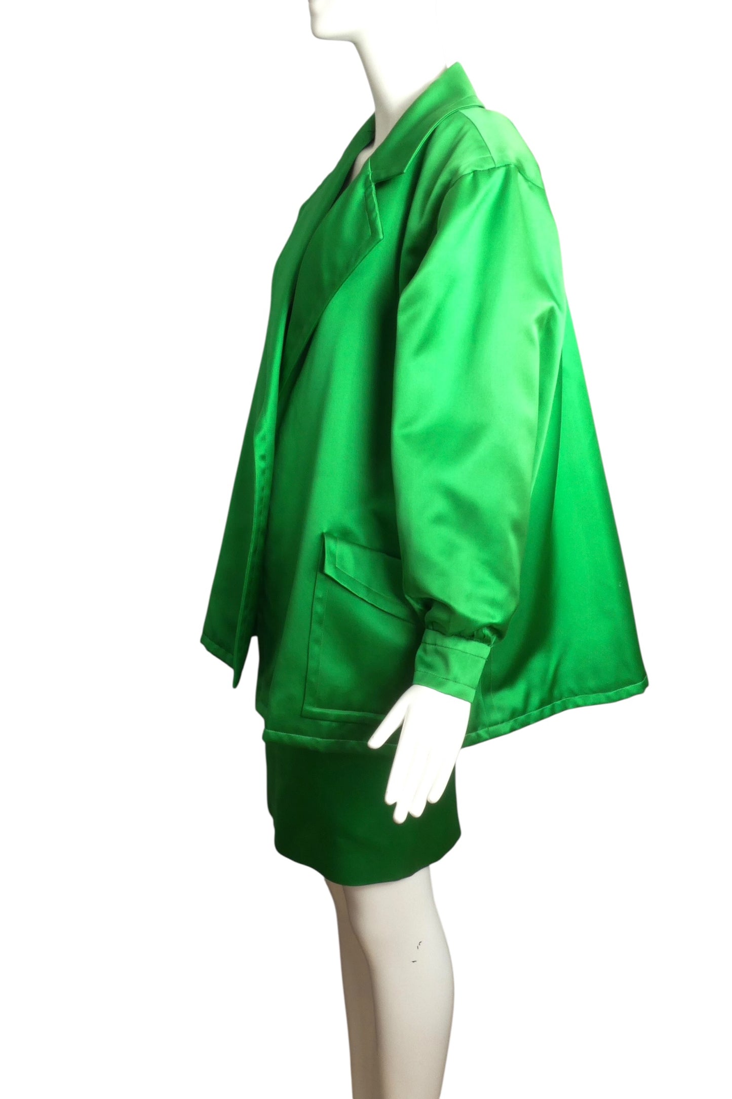 1988 Satin Coat Suit, Size-6