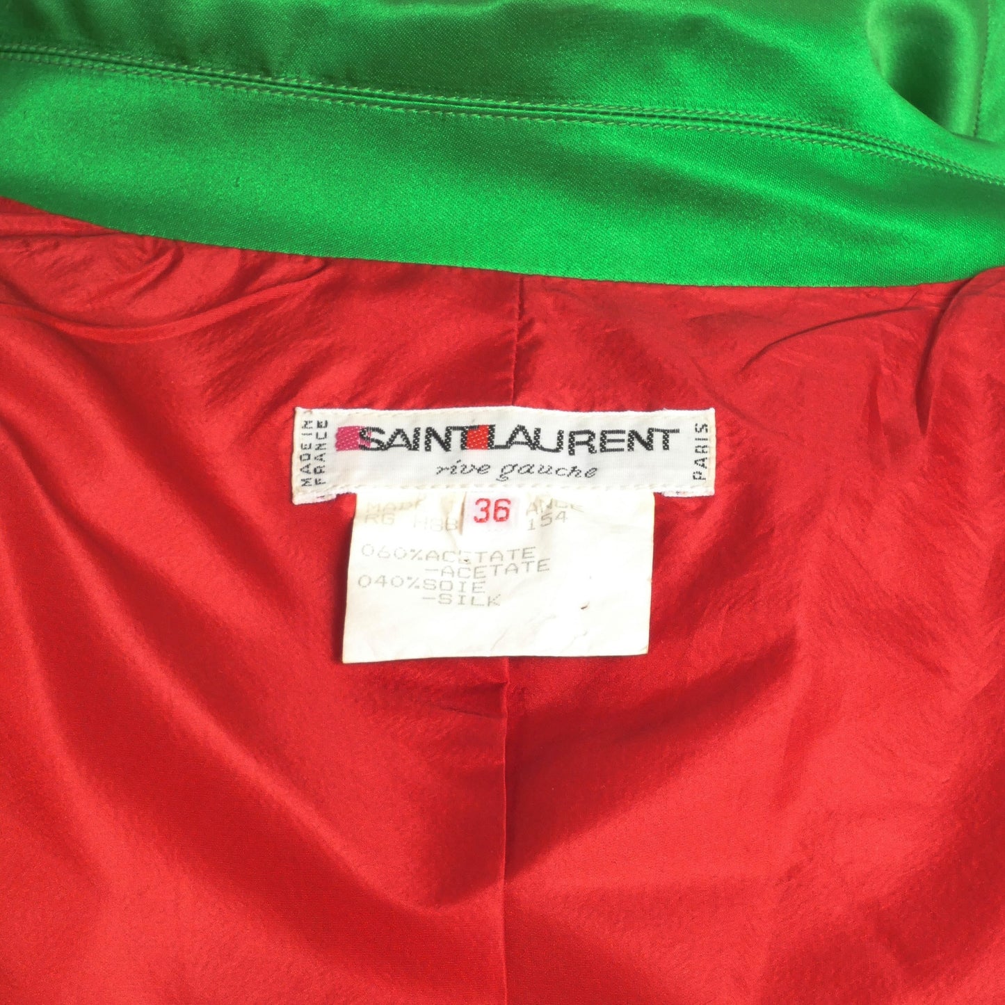 1988 Satin Coat Suit, Size-6