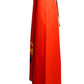 1970s Wool Felt Butterfly Maxi Skirt, Size-2