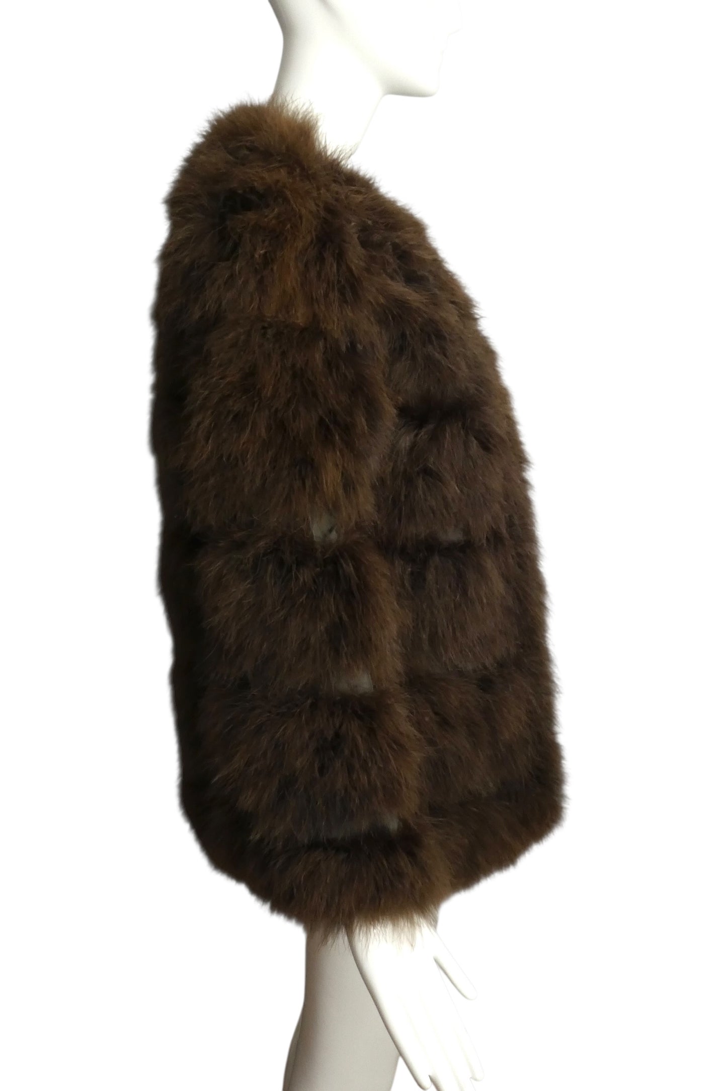 1970s Marabou Coat, Size-8