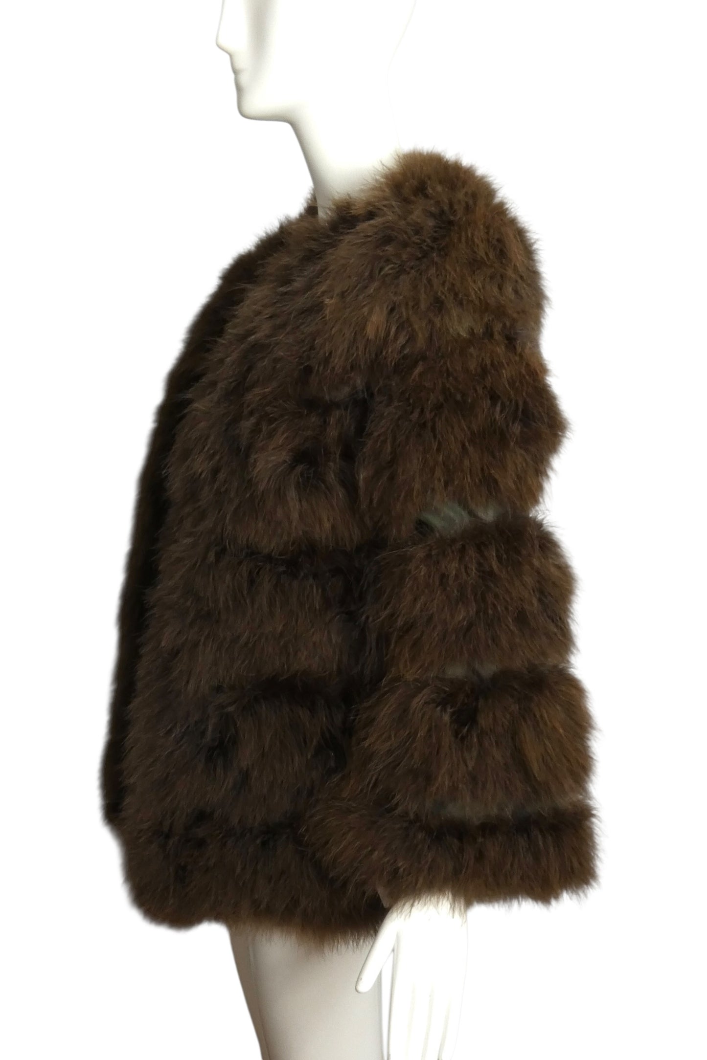 1970s Marabou Coat, Size-8