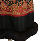 1970 Brocade & Fox Fur Evening Gown, Size-10