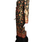 1970 Brocade & Fox Fur Evening Gown, Size-10