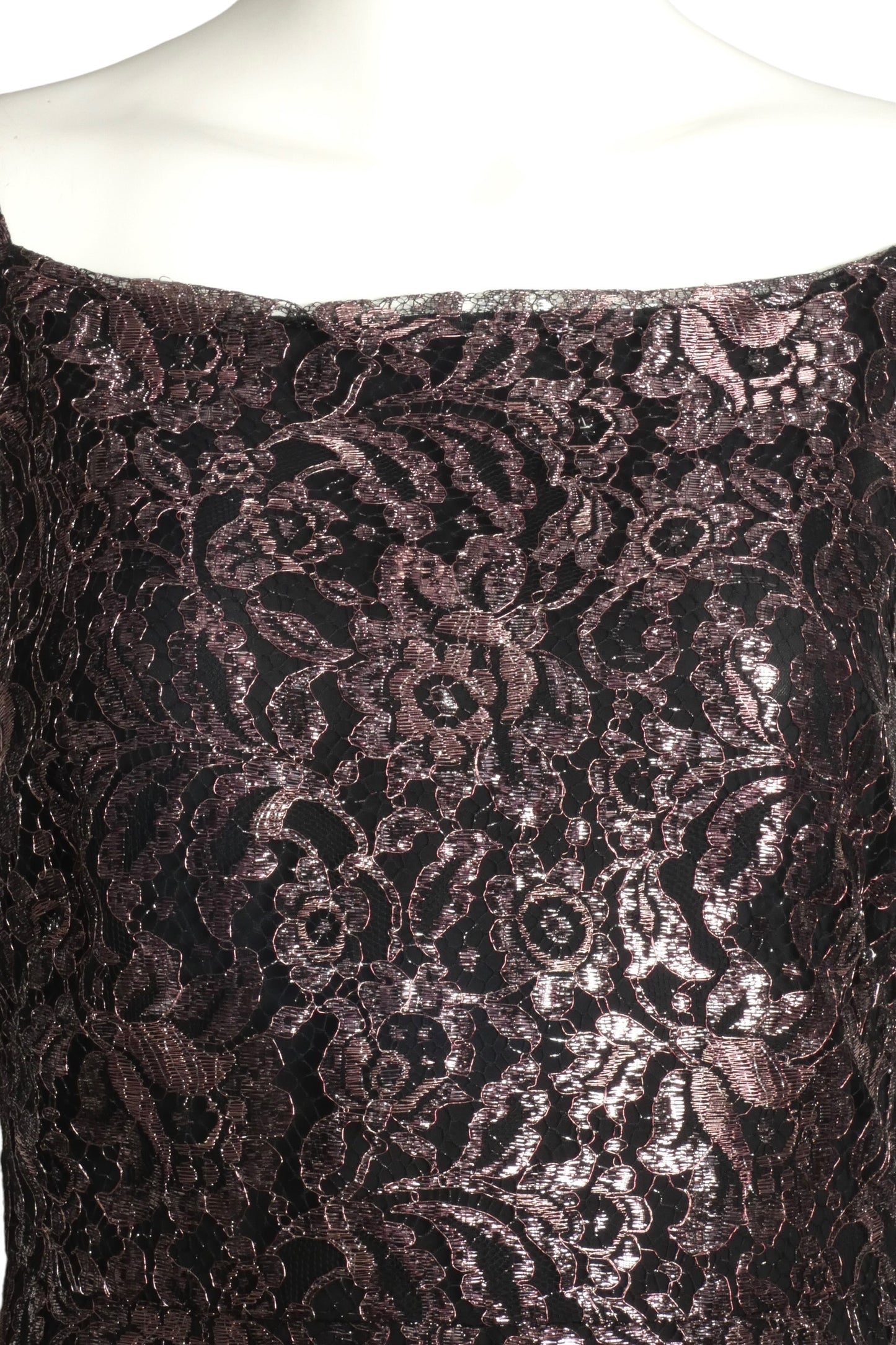 1995 Metallic Lace Dress, Size-6