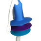 2012 Blue Tiered Knit Hoop Dress, Size-6