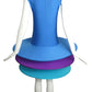 2012 Blue Tiered Knit Hoop Dress, Size-6
