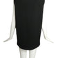 2011 Black Crepe & Mirror Appliqué Dress, Size 8