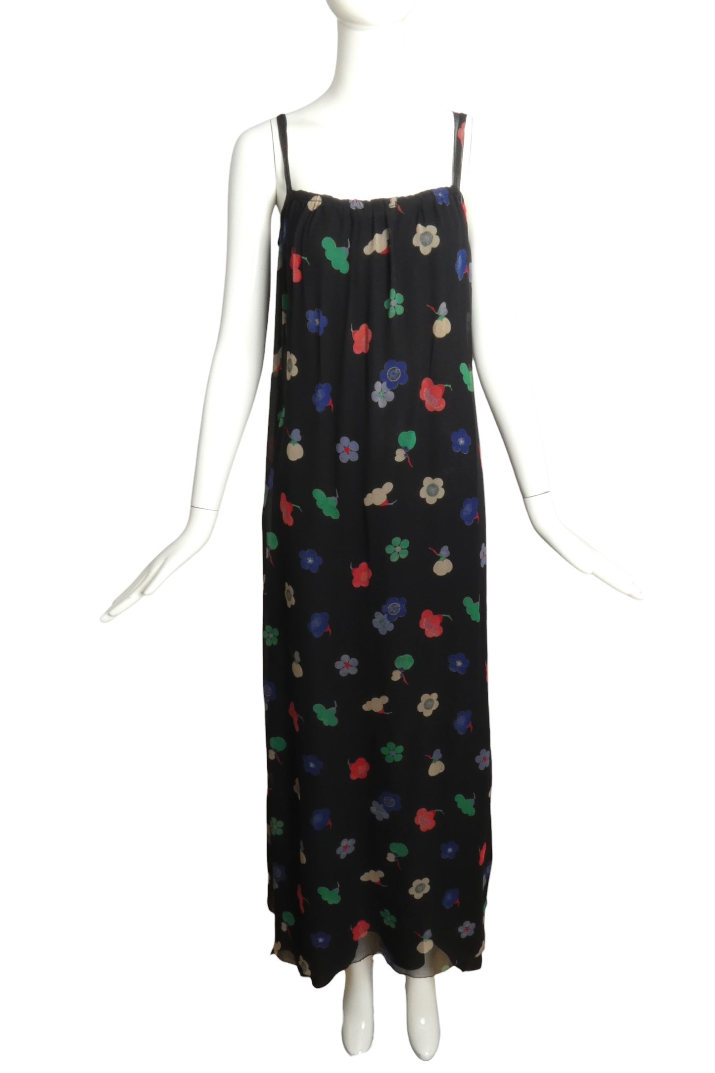 1970s Chiffon Maxi Gown, Size 2
