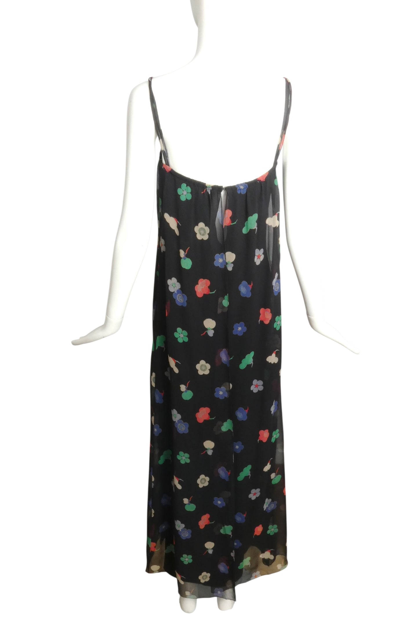 1970s Chiffon Maxi Gown, Size 2