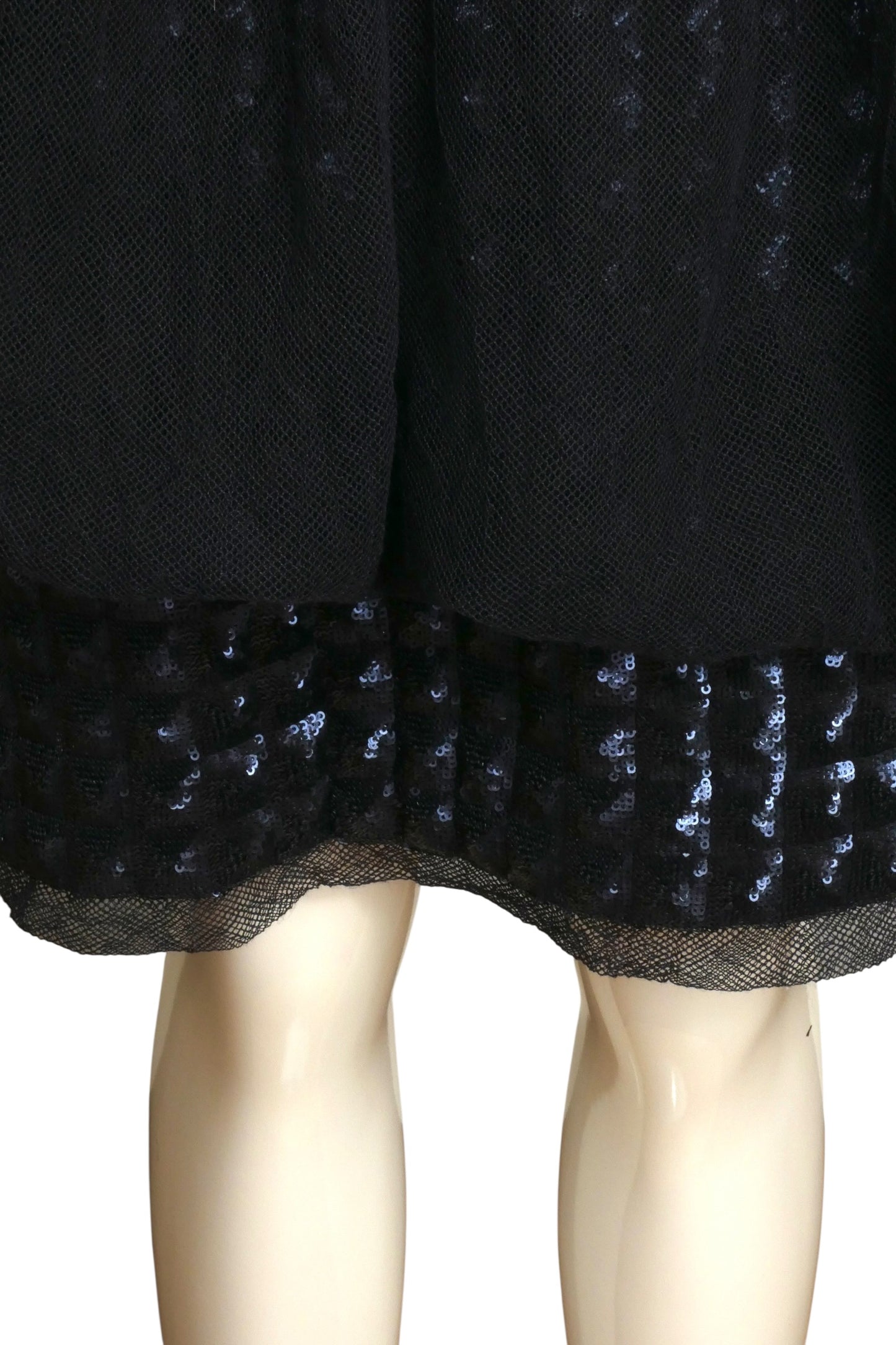 Sequin & Net Bubble Dress, Size-10