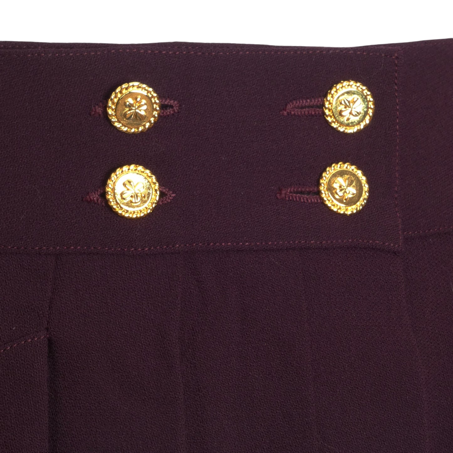 1980s Gaberdine Wrap Skirt, Size 6