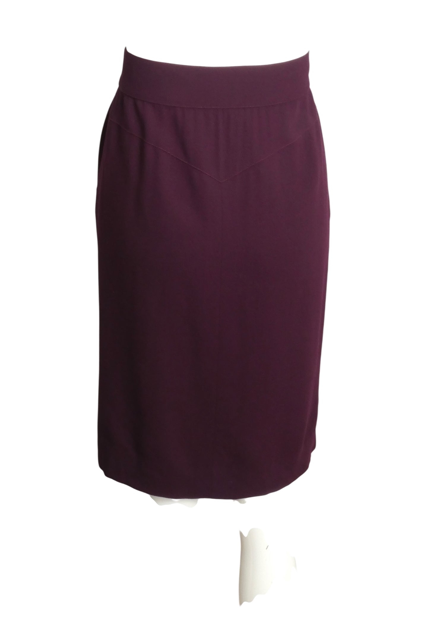 1980s Gaberdine Wrap Skirt, Size 6