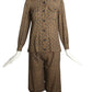 1970 Wool Blouse & Bermuda Shorts Ensemble, Size-2
