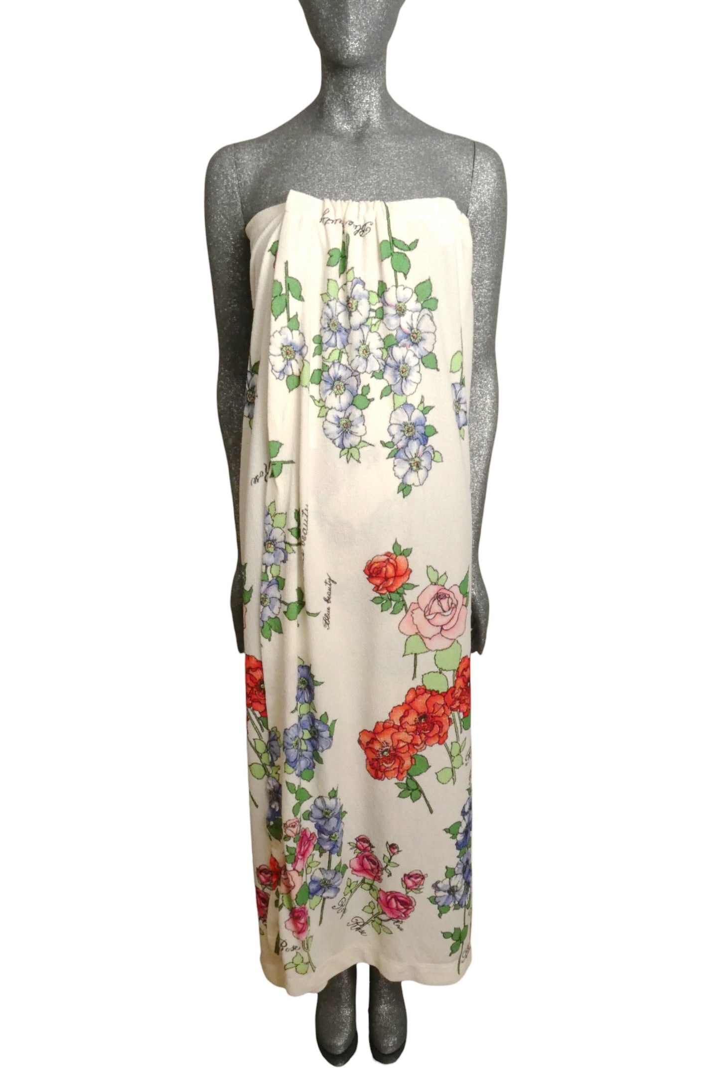 1970s Beach Coverup, Size 14