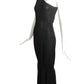 1999 One Shoulder Knit Gown, Size 8