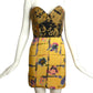 1995 Silk Brocade Cocktail Dress, Size-6