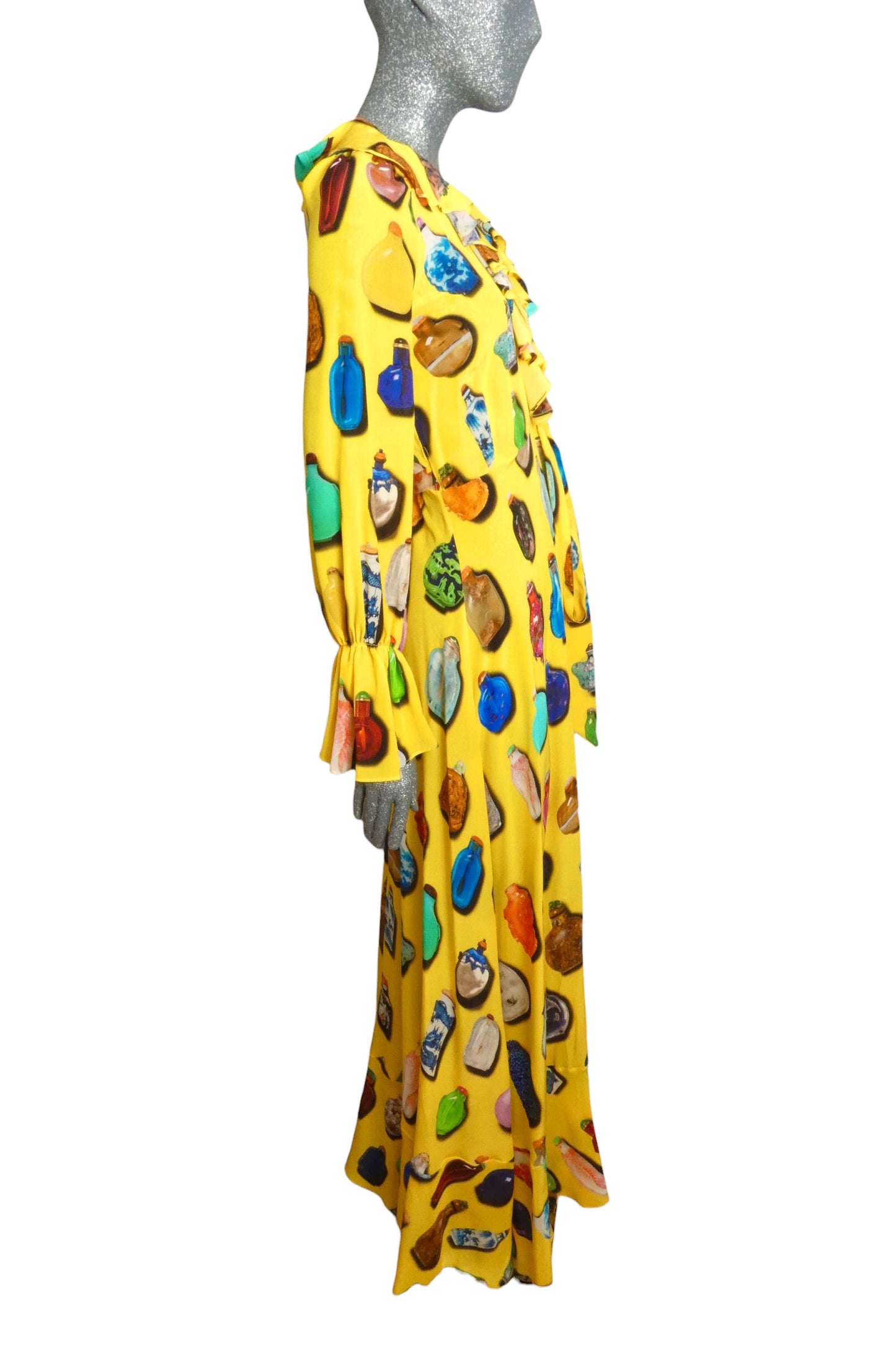 2018 Silk Wrap Dress, Size 6