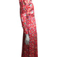 1981 Silk Print Dress, Size 4