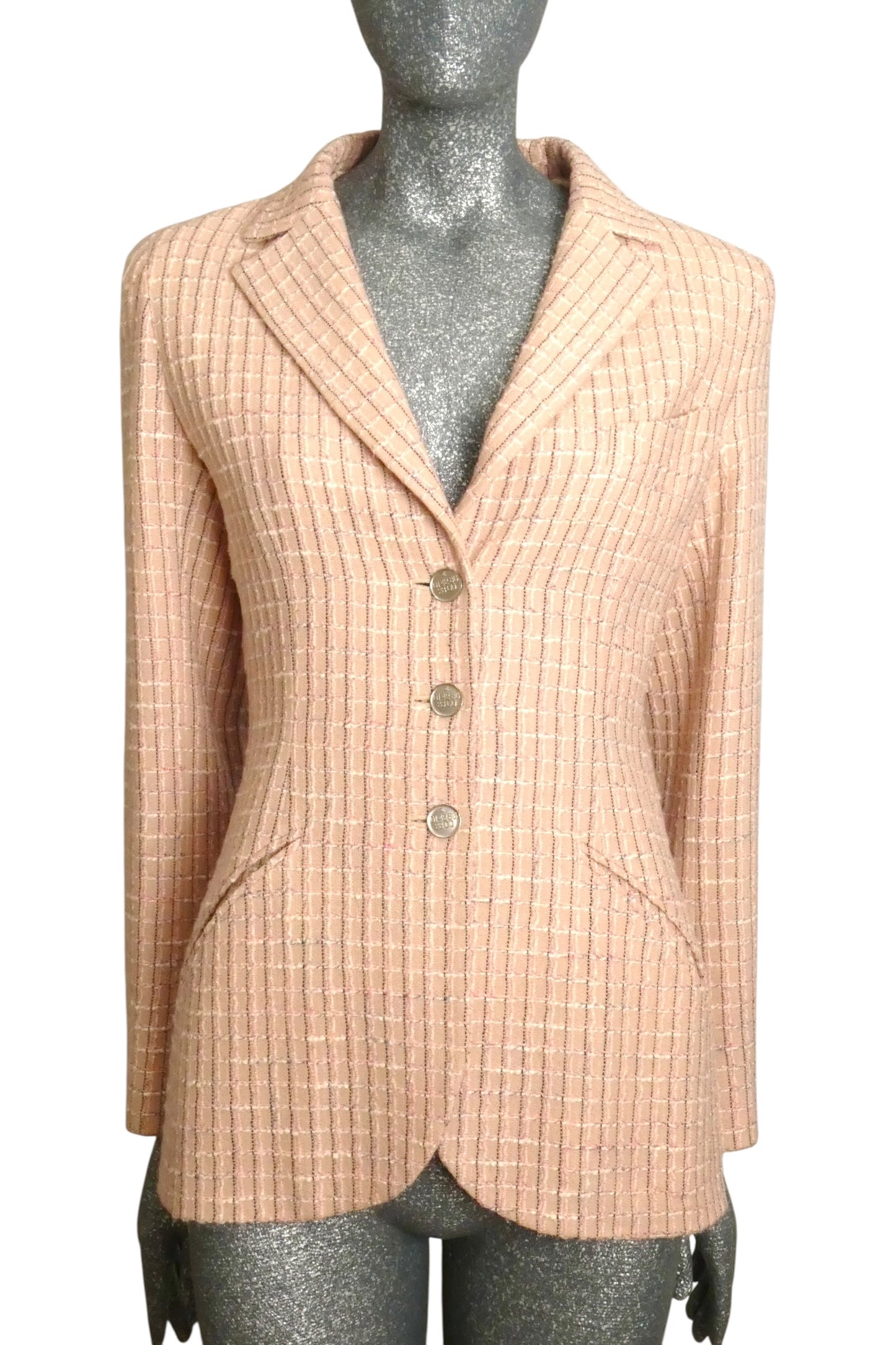 1998 Wool Tweed Blazer, Size-8