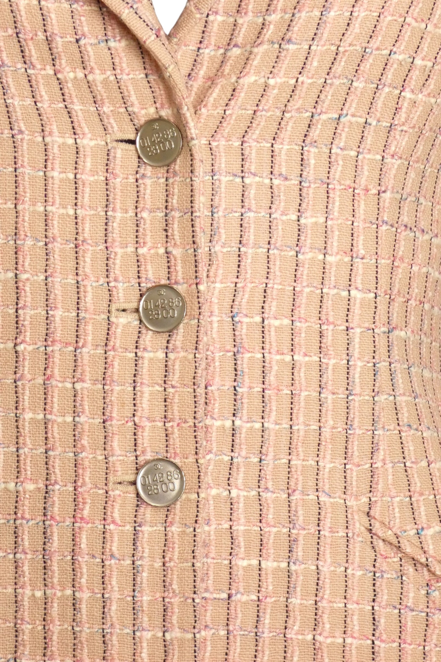 1998 Wool Tweed Blazer, Size-8