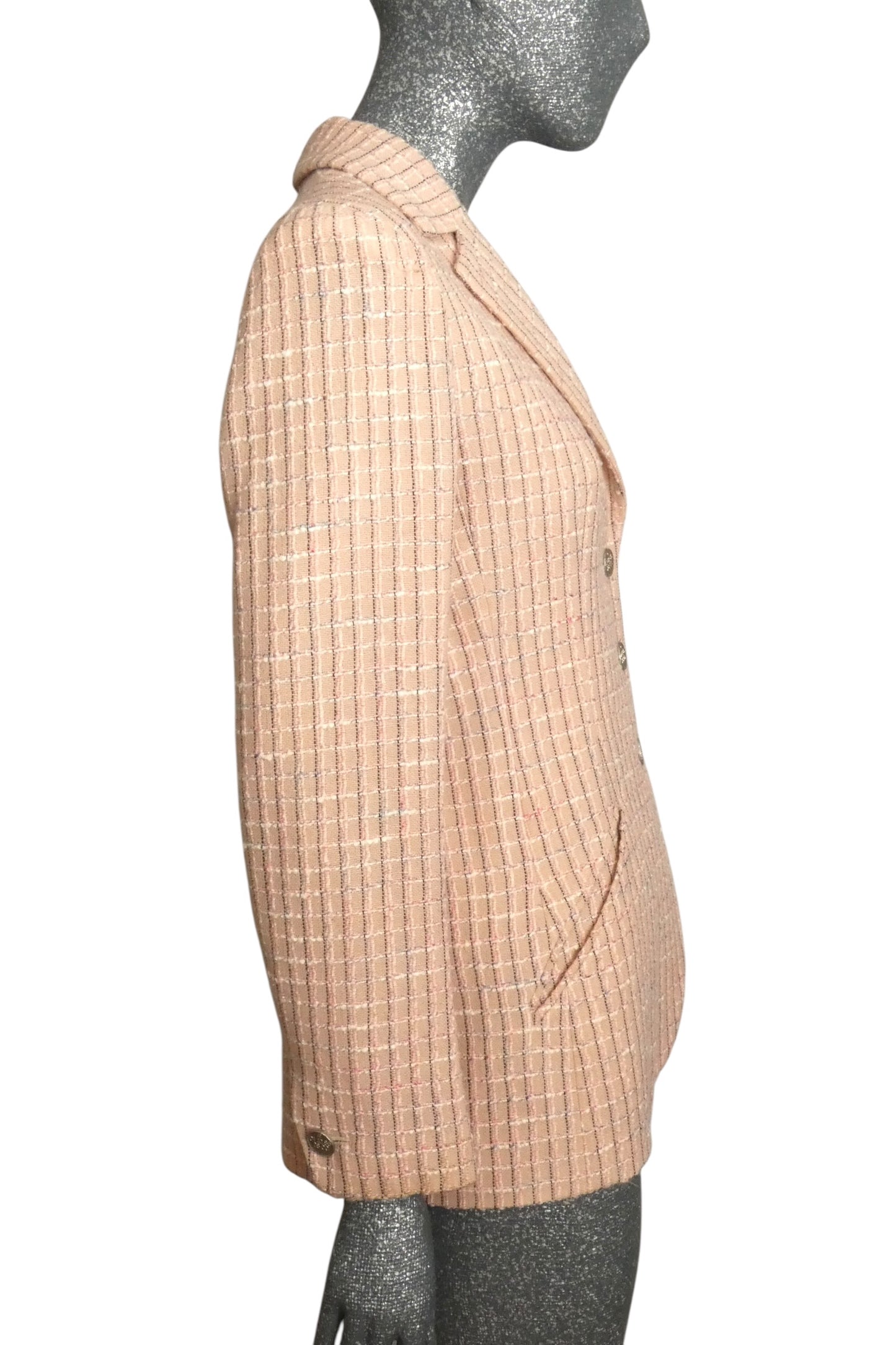 1998 Wool Tweed Blazer, Size-8