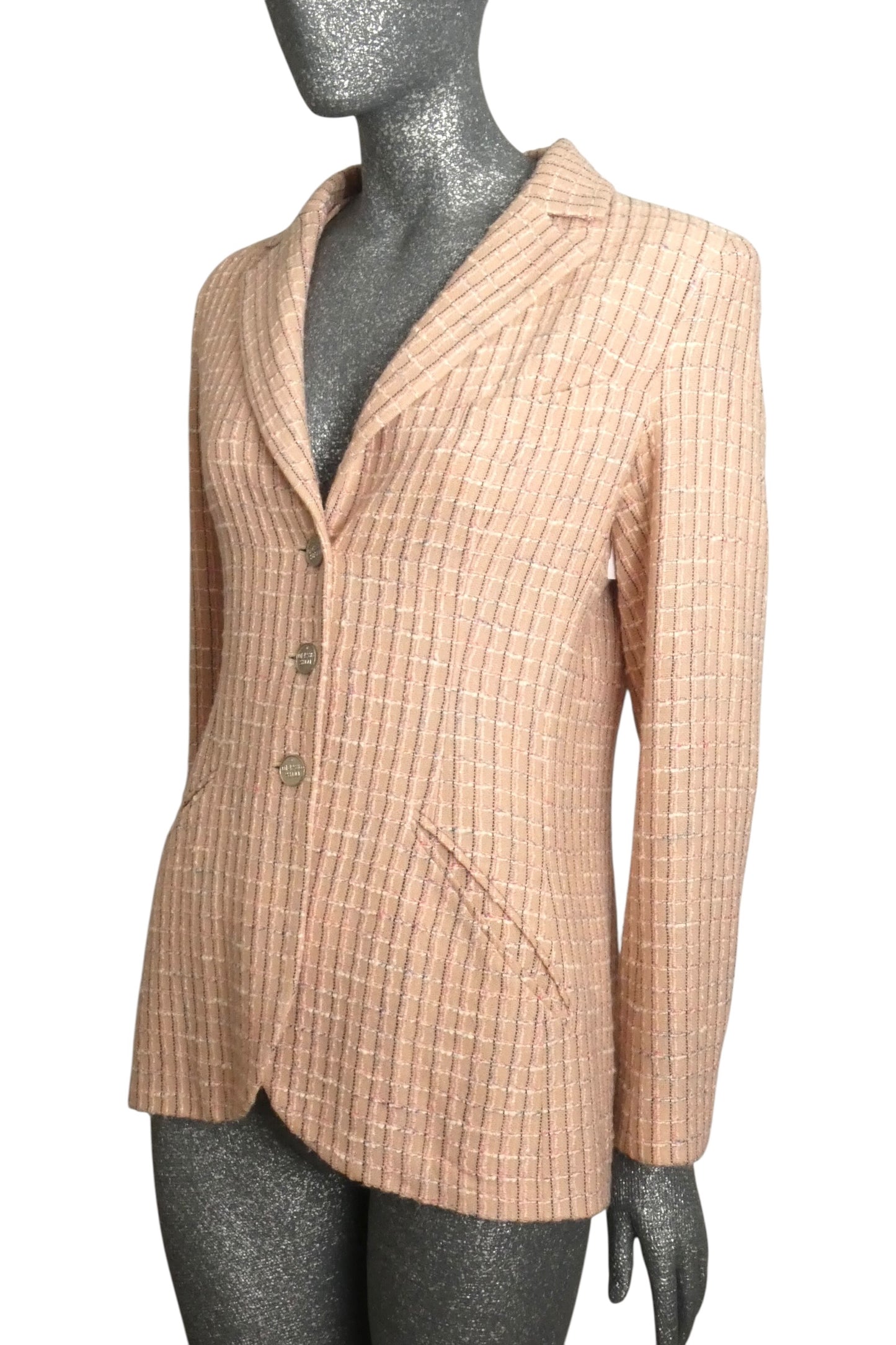 1998 Wool Tweed Blazer, Size-8