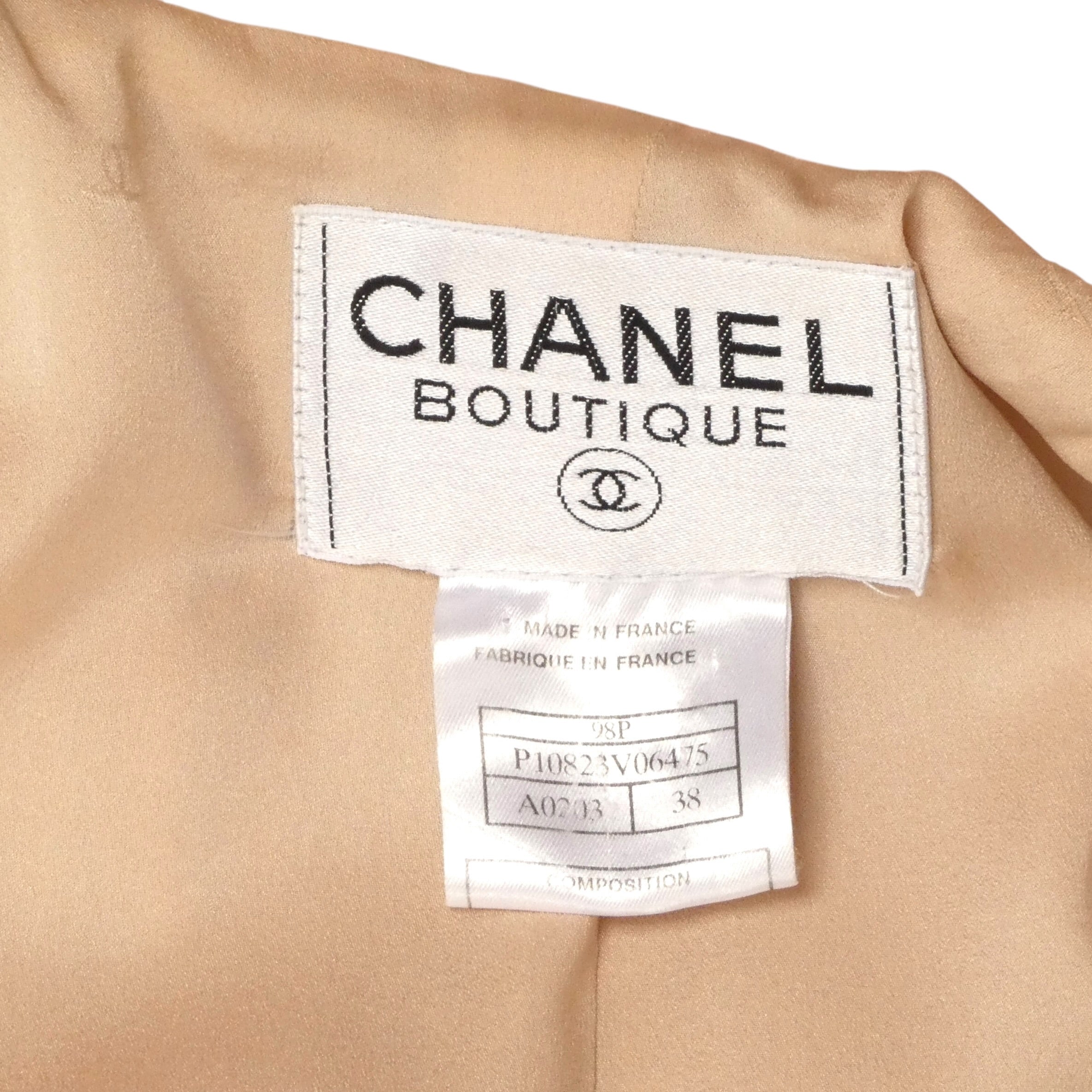 CHANEL - 1998 Wool Tweed Blazer, Size-8 – MARTINI CONSIGNMENT
