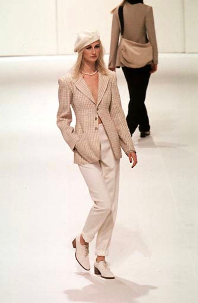 1998 Wool Tweed Blazer, Size-8
