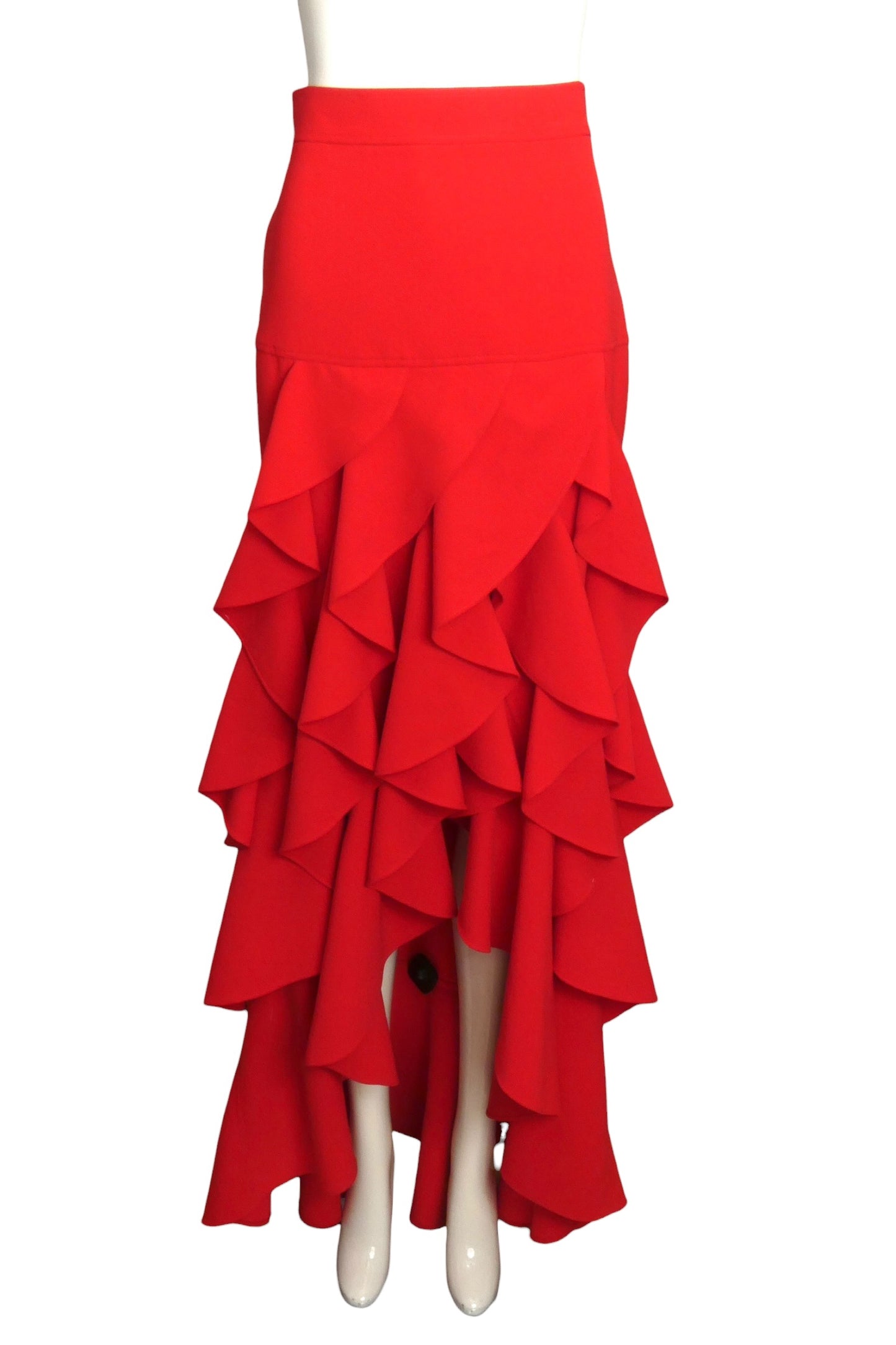 2024 High Low Gaberdine Skirt, Size 6
