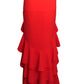 2024 High Low Gaberdine Skirt, Size 6