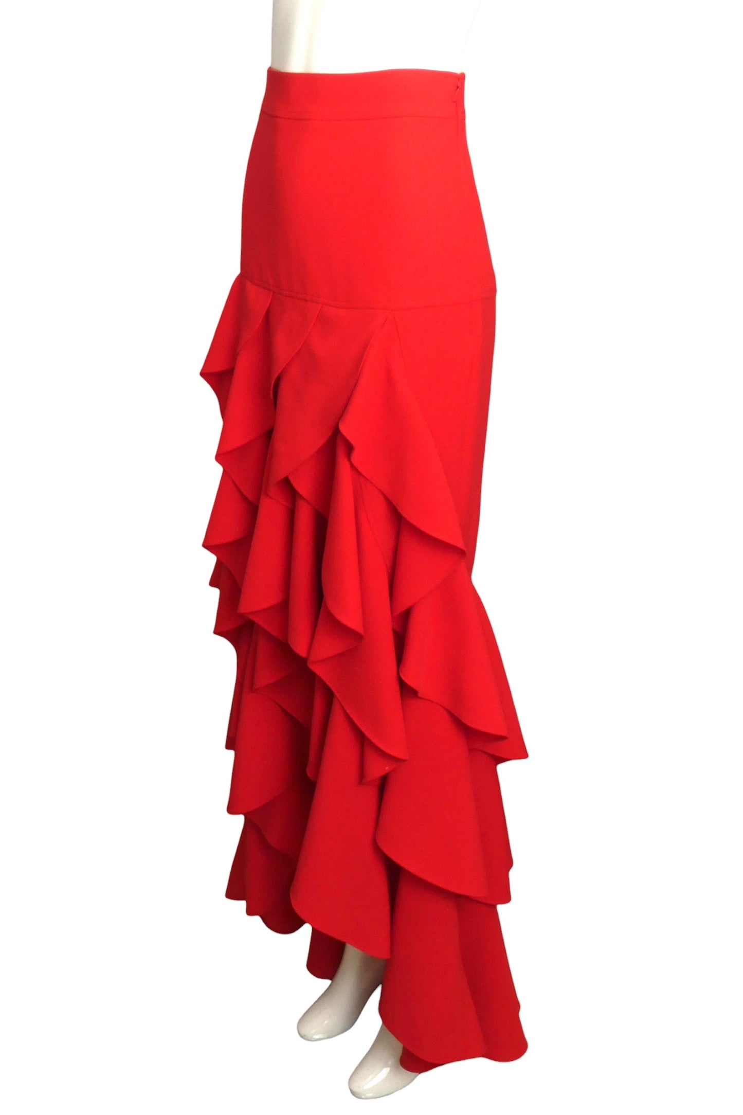 2024 High Low Gaberdine Skirt, Size 6