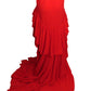 2024 High Low Trained Skirt, Size 6