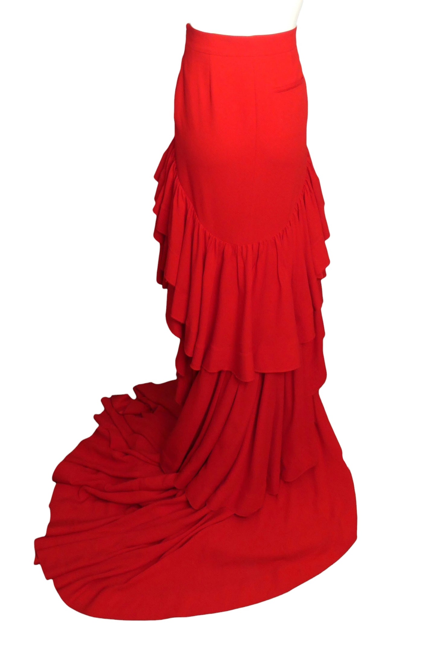 2024 High Low Trained Skirt, Size 6