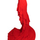 2024 High Low Trained Skirt, Size 6