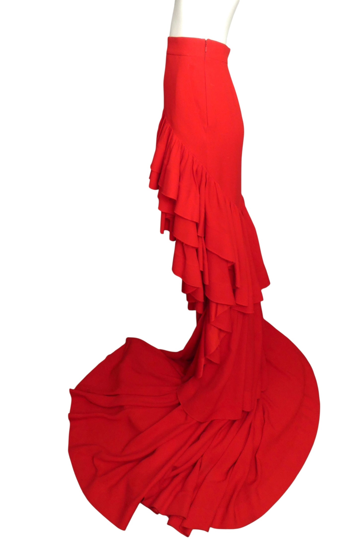 2024 High Low Trained Skirt, Size 6