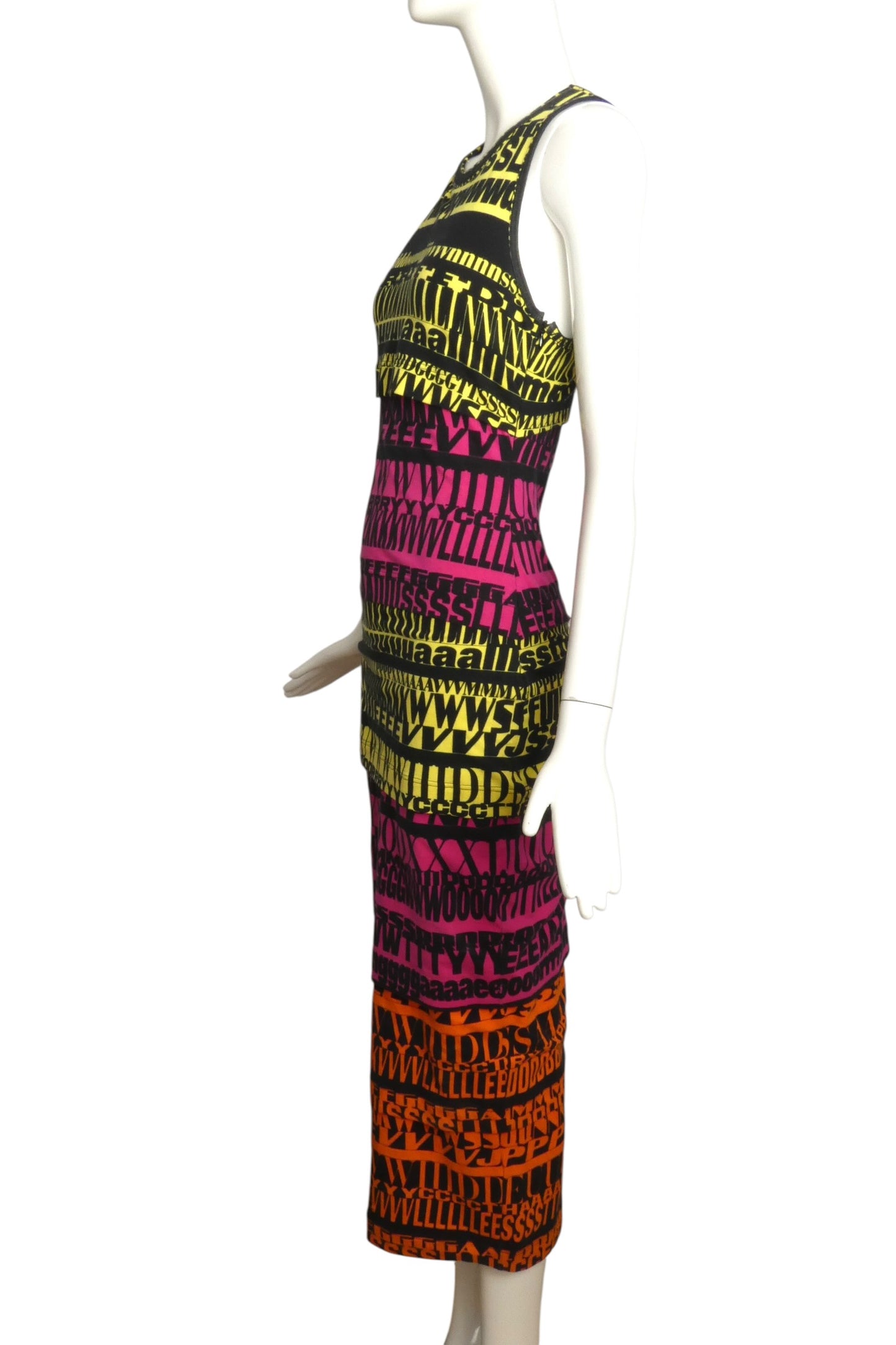 Cotton Knit Tiered Maxi Dress, Size-8