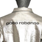 PACO RABANNE - 2020 Silver Metallic Jumpsuit, Size-Large