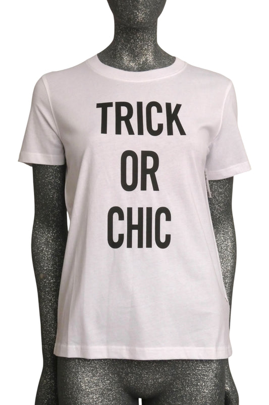 MOSCHINO COUTURE! - 2020 NWT Trick or Chic T-Shirt, Size-6