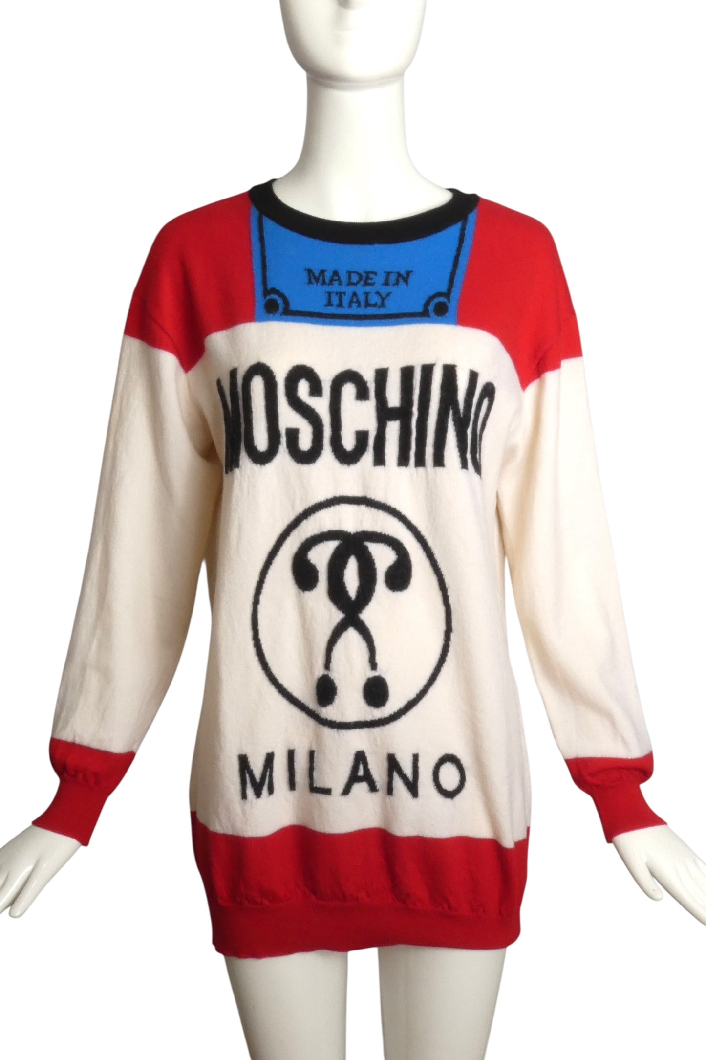 2016 Wool Intarsia Sweater Dress, Size-Large