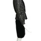 1980s Velvet Glitter Dot Cocktail Suit, Size-6